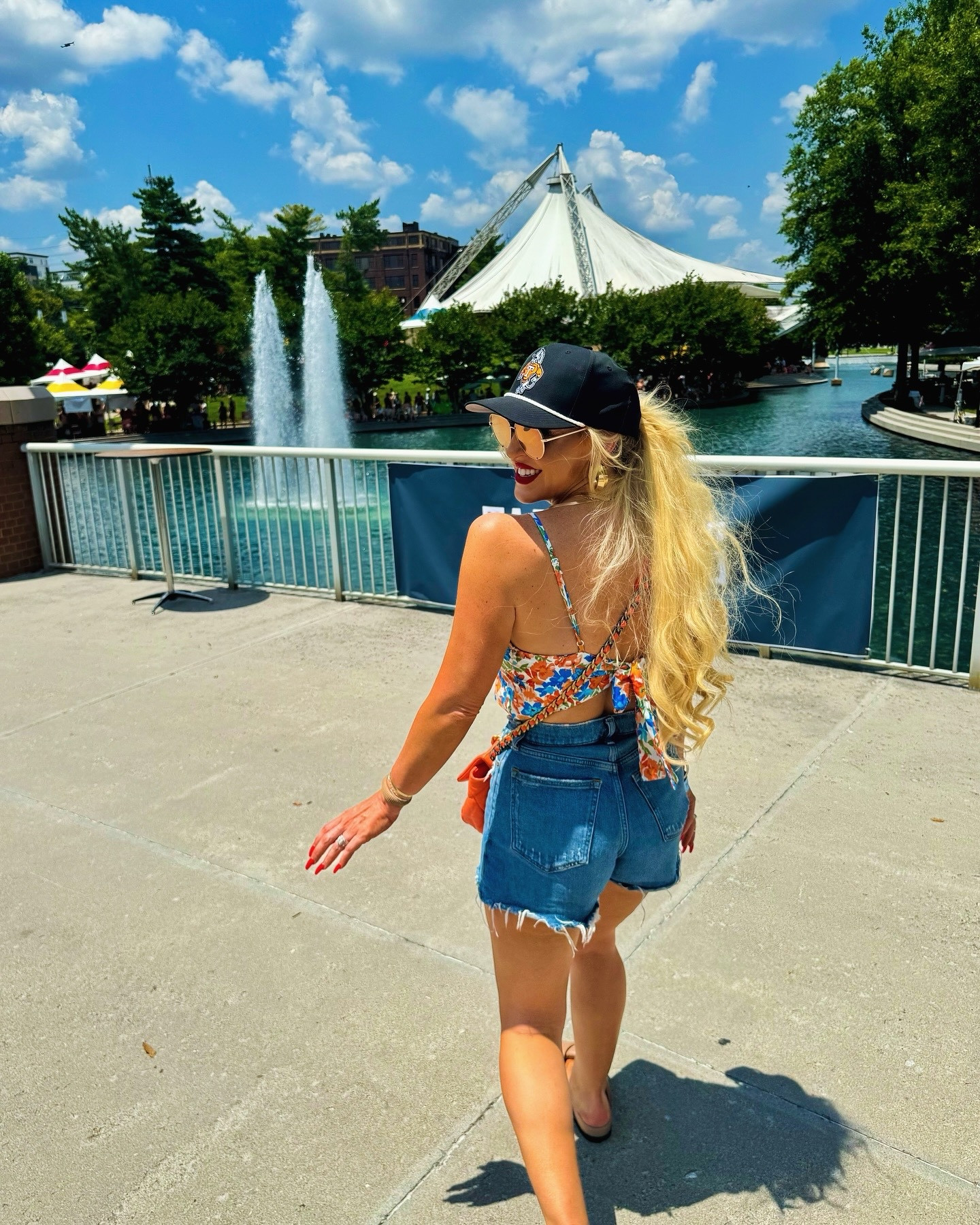 Obsessed with this $17 Amazon shirt 💕☀️ and Abercrombie has the BEST shorts if you have curves. These are 4 inch curve love- butt doesn’t hang out and no huge waist gap. Love love them! 

#LTKSeasonal #LTKStyleTip #LTKSummerSales