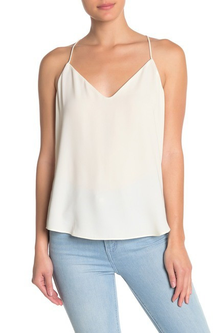 J. CrewSolid V-Neck Racerback Camisole | Nordstrom Rack