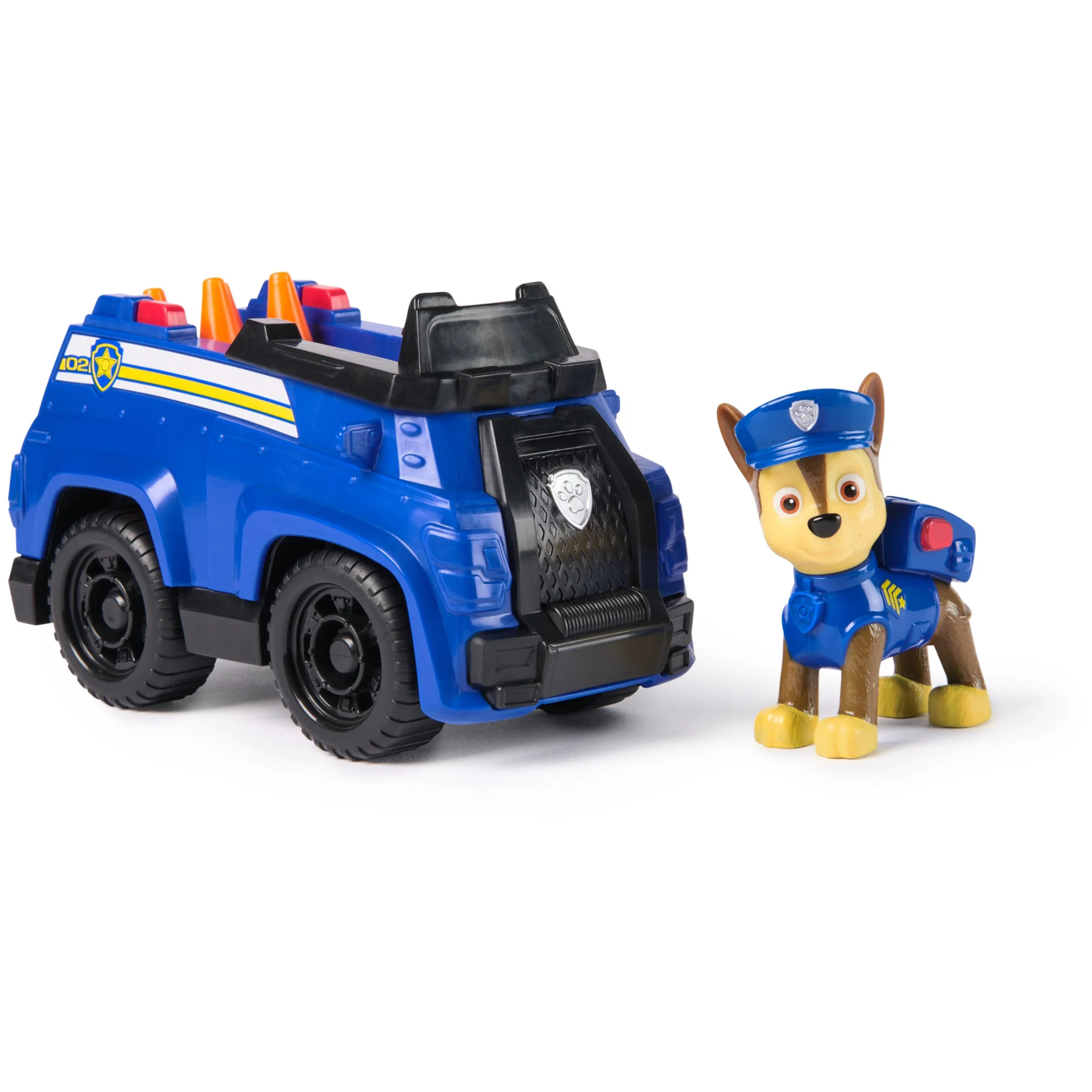 PAW Patrol Police Cruiser Vehicle with Collectible Chase Figure, Sustainably Minded Toys for Kids... | Walmart (US)