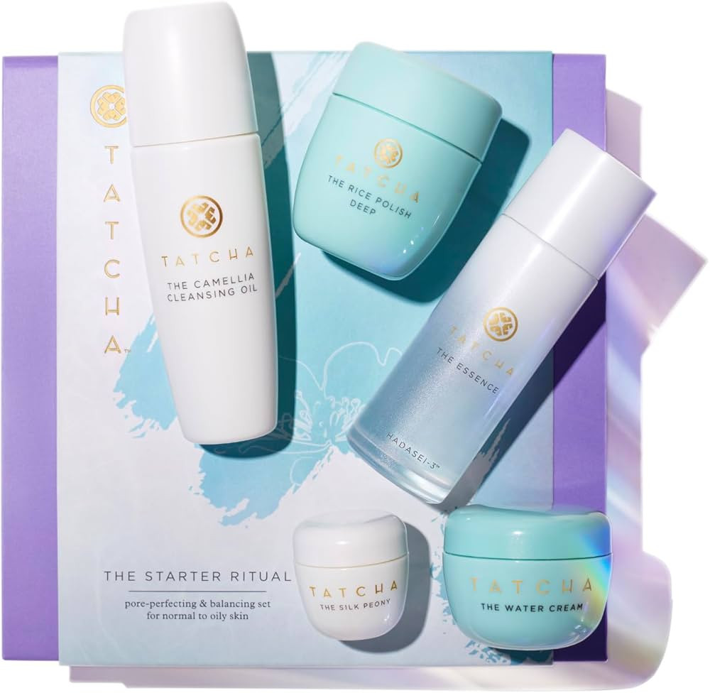 Tatcha The Starter Ritual Set - Balancing for Combo to Oily Skin | 2 Week Introductory Set | $92 ... | Amazon (US)