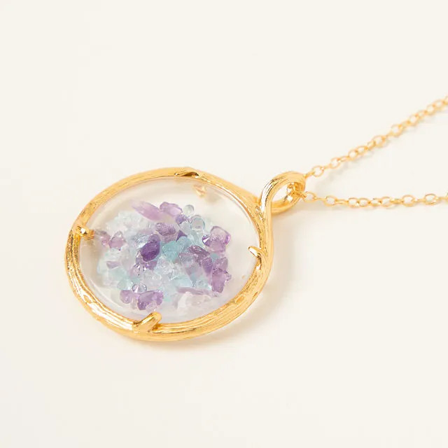 Custom Mixed Birthstone Necklace | UncommonGoods