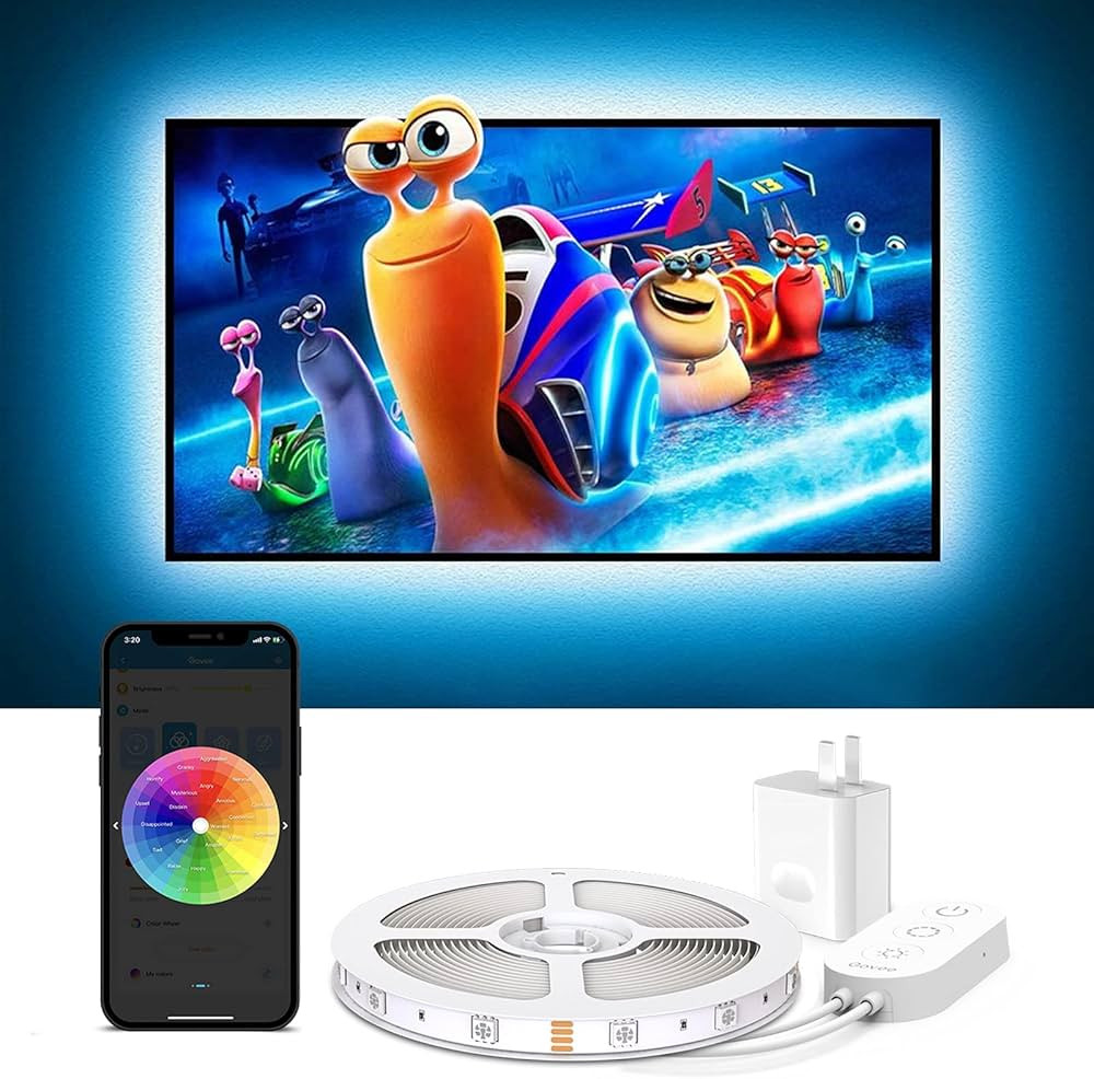 Govee TV LED Backlight, 10ft LED Strip Lights for TV Work with Alexa, Google Assistant and APP, M... | Amazon (US)