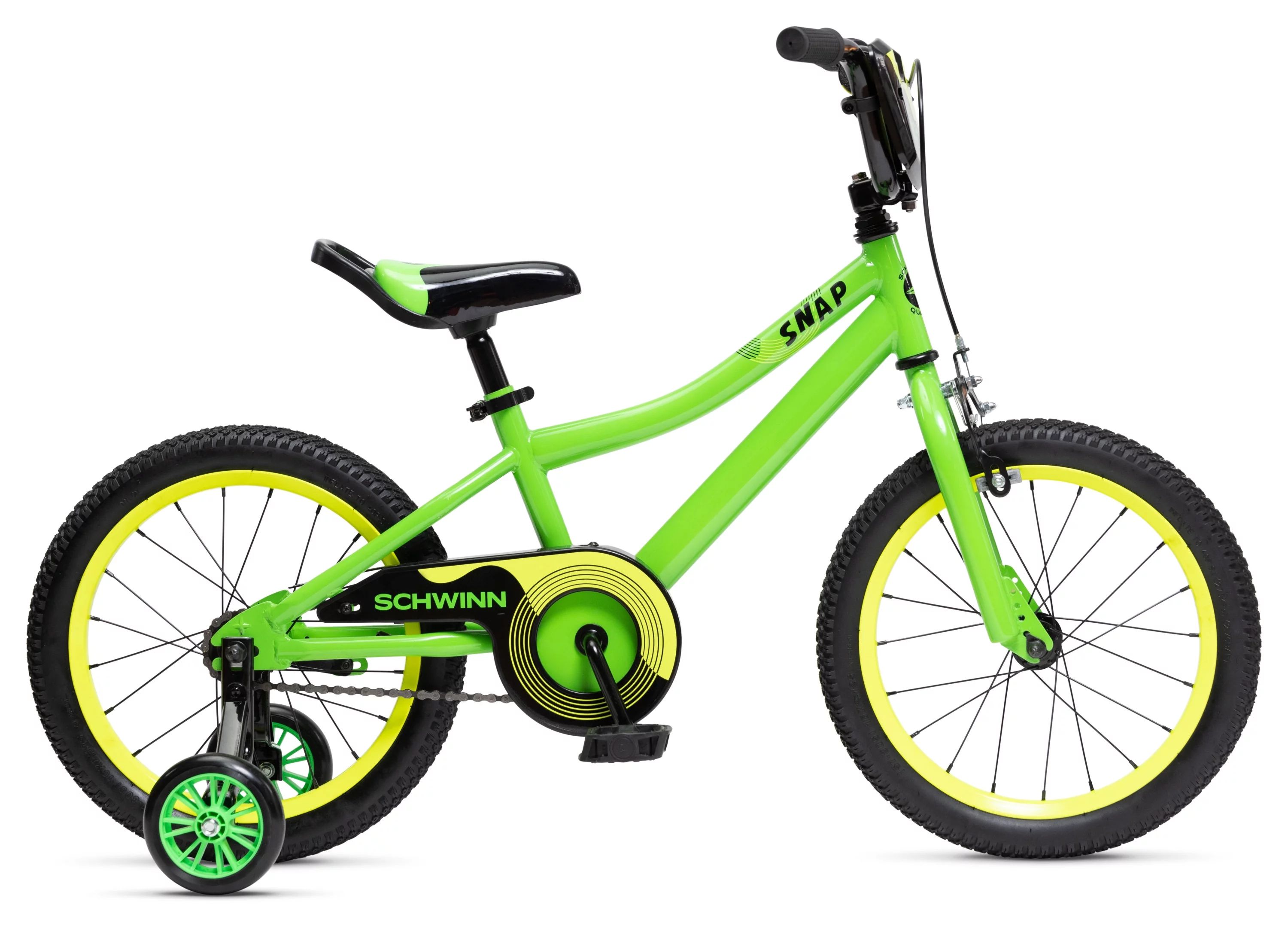Schwinn Snap Kids’ Bike, 16-Inch Wheels, Boys Frame, Green - Walmart.com | Walmart (US)