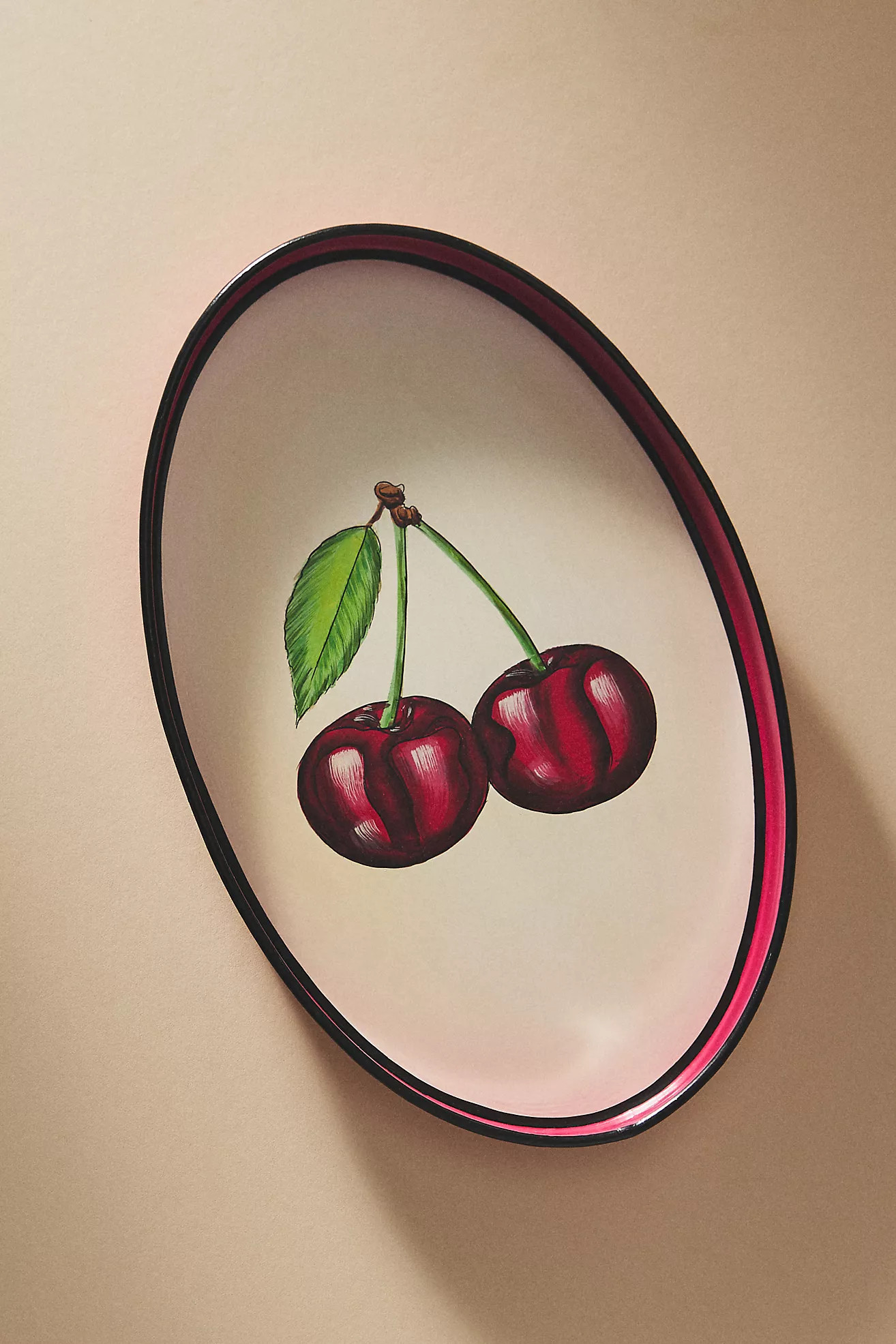 Les Ottomans Handpainted Cherry Tray | Anthropologie (US)