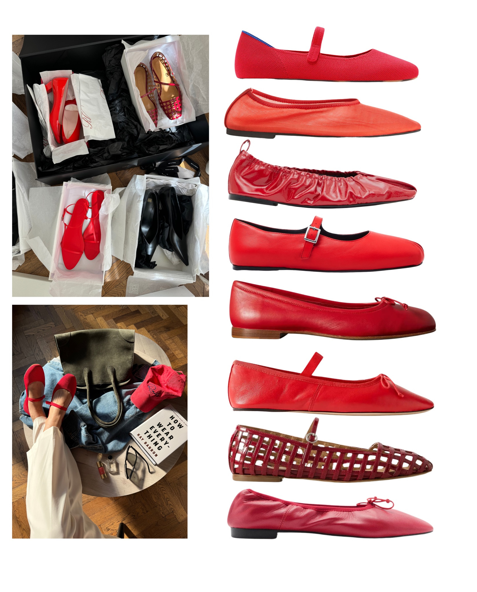 The red ballet flat edit | Red Ballet Flats | Red Shoes | Red Ballet Shoes | Red Mesh Shoes | 

#LTKautumn #LTKshoes #LTKstyletip