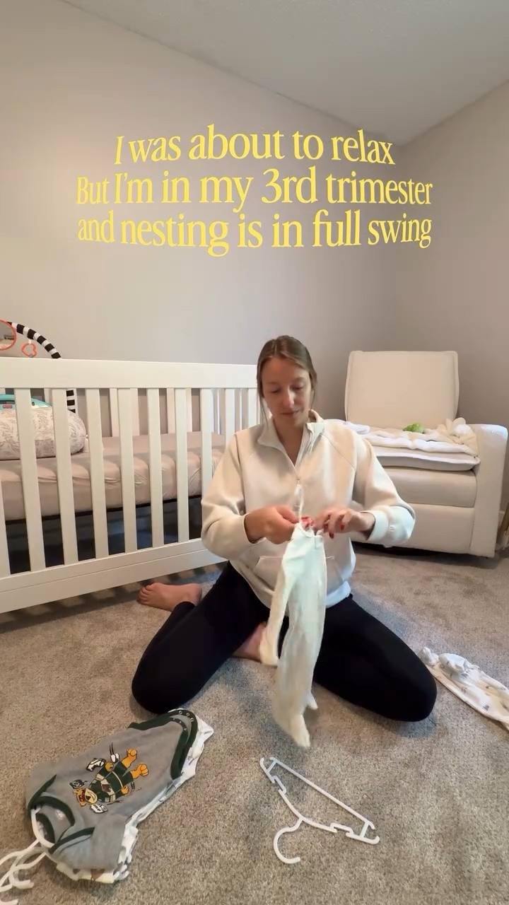 Apparently “relaxing” in my third trimester actually means reorganizing the entire nursery 😂🍼

Figuring it out as a soon-to-be first-time mom… one drawer, pile of baby clothes, and nesting project at a time 🤍

Anyone else suddenly feel like EVERYTHING needs to be organized before baby gets here?

#firsttimemom #thirdtrimester #nesting #pregnancylife #babyprep

#LTKmomlife #LTKBaby #LTKfoodie