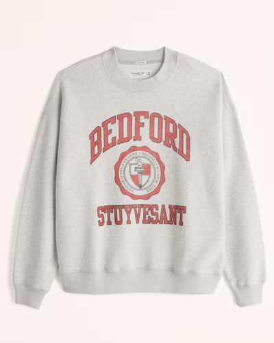 Men's New York Graphic Crew Sweatshirt | Men's Tops | Abercrombie.com | Abercrombie & Fitch (US)