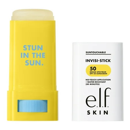 e.l.f. SKIN Suntouchable Invisi-Stick SPF 50, 0.63oz | Walmart (US)