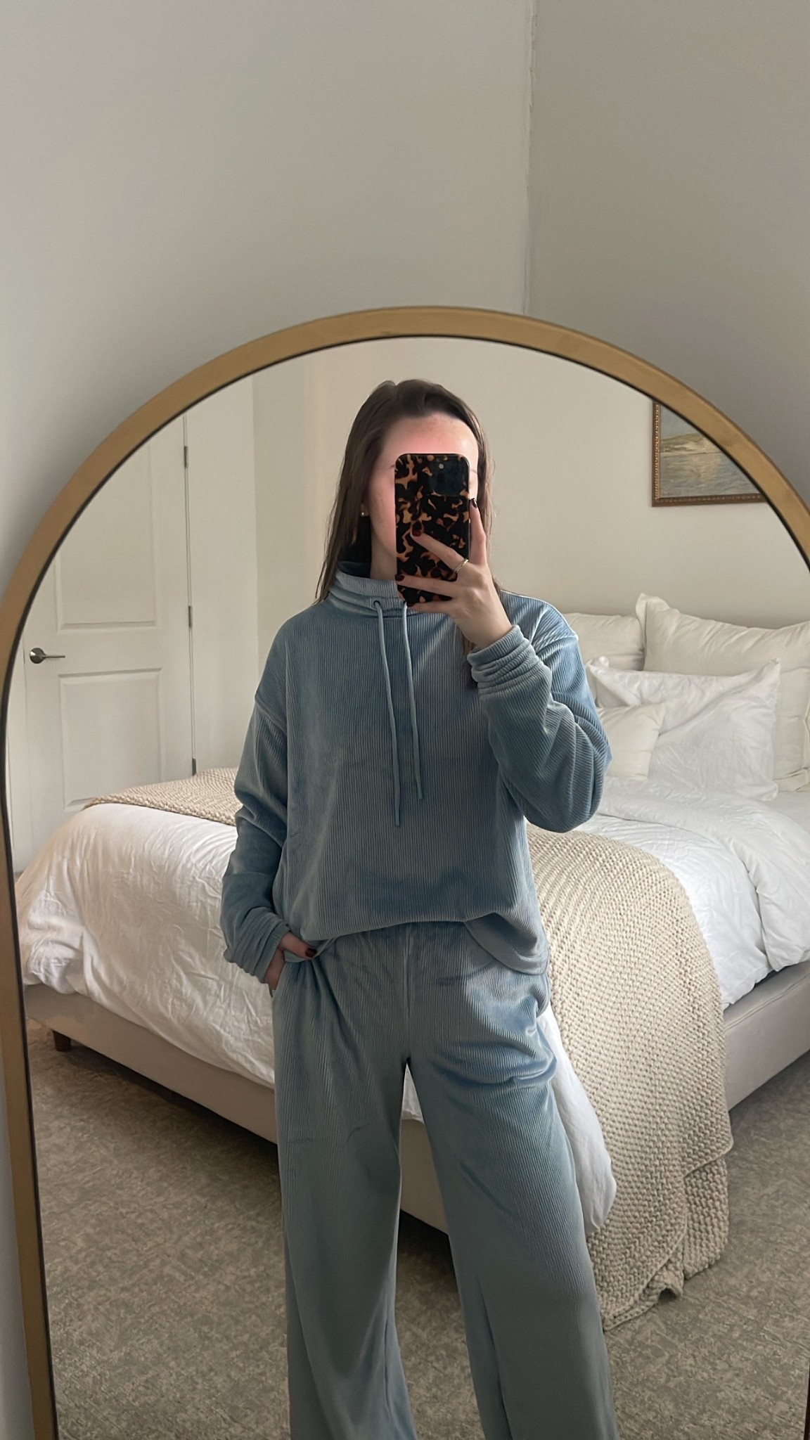 loving this velour Lou & Grey lounge set from LOFT! Currently 55% off with free shipping 🙌🏻

super soft & cozy! Runs TTS with a slightly oversized fit - wearing my usual XS

#LTKSaleAlert #LTKootd #LTKFindsUnder50
