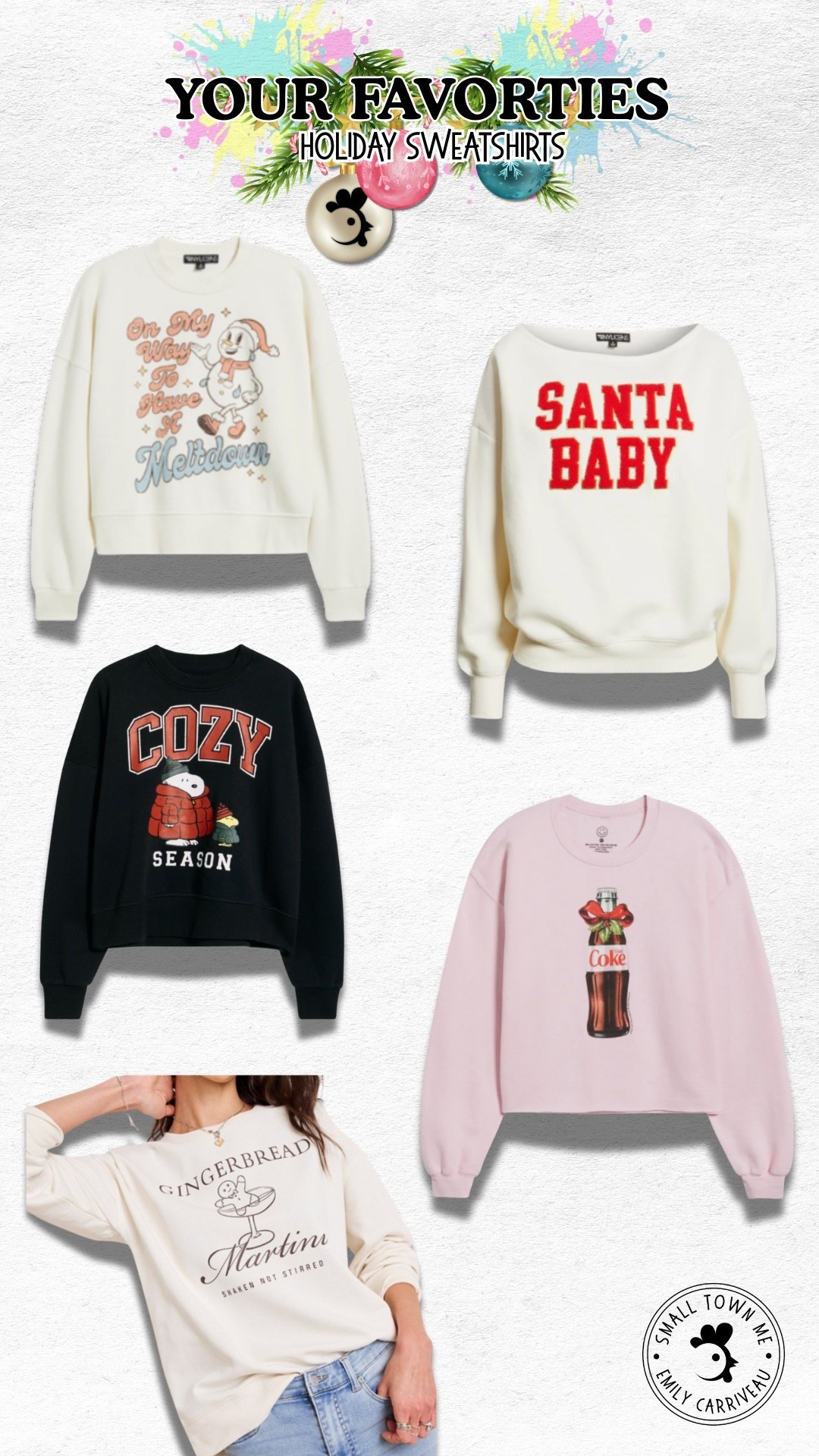 All your favorite holiday sweatshirts! 

#LTKGiftGuide #LTKHoliday #LTKSeasonal