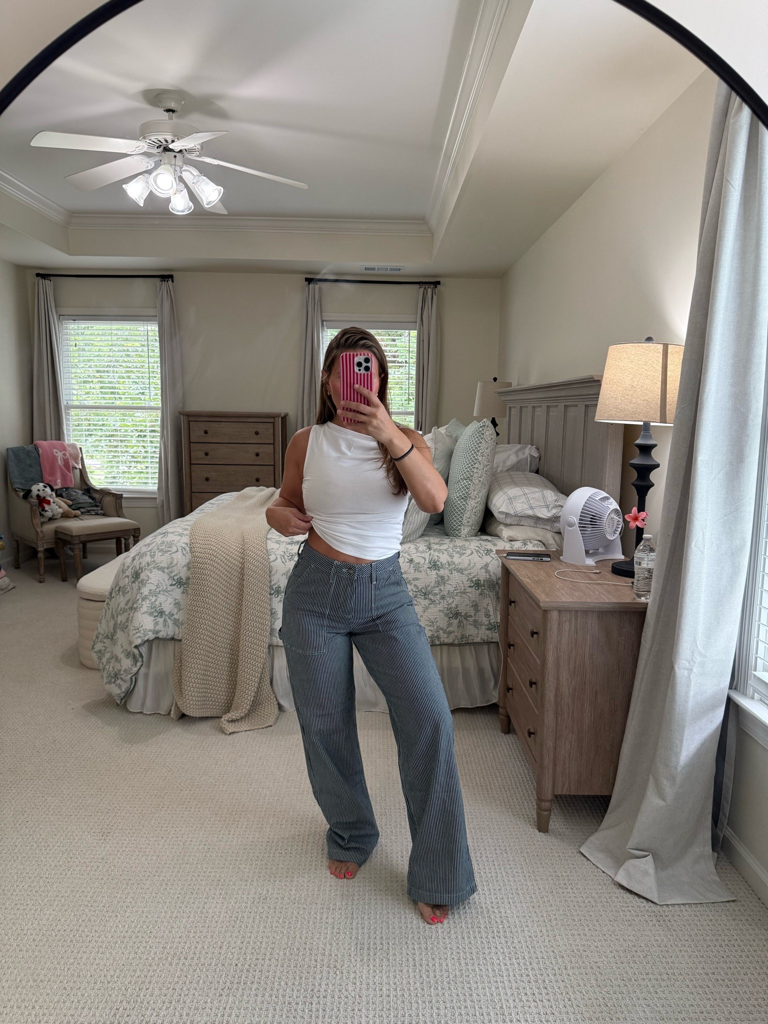 Love these pinstripe pants! #walmart #walmartfashion #fashion #ootdinspo

#LTKgrwm #LTKootd