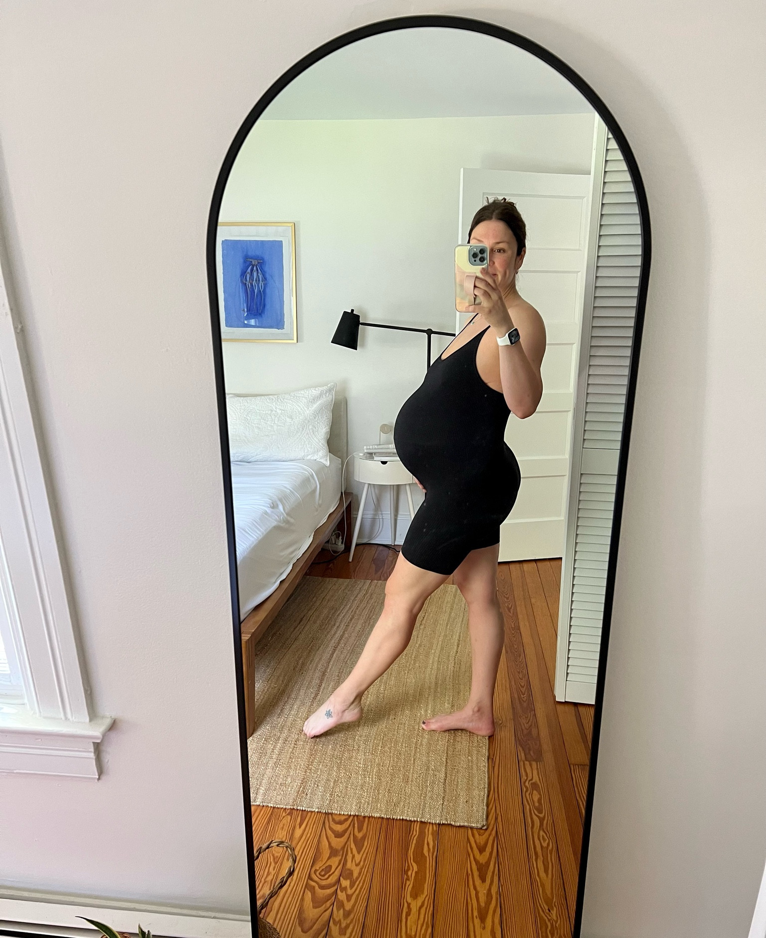 Still loving this ribbed biker shorts romper at 38 weeks 😎 so cute with Birkenstocks or flat sandals. Bra optional. 🙃

#LTKSeasonal #LTKFind #LTKbump