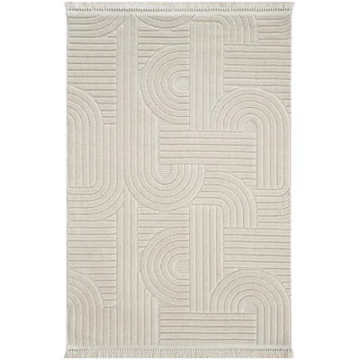 Stone Beige Non-Slip Bohemian Rug | Wayfair North America