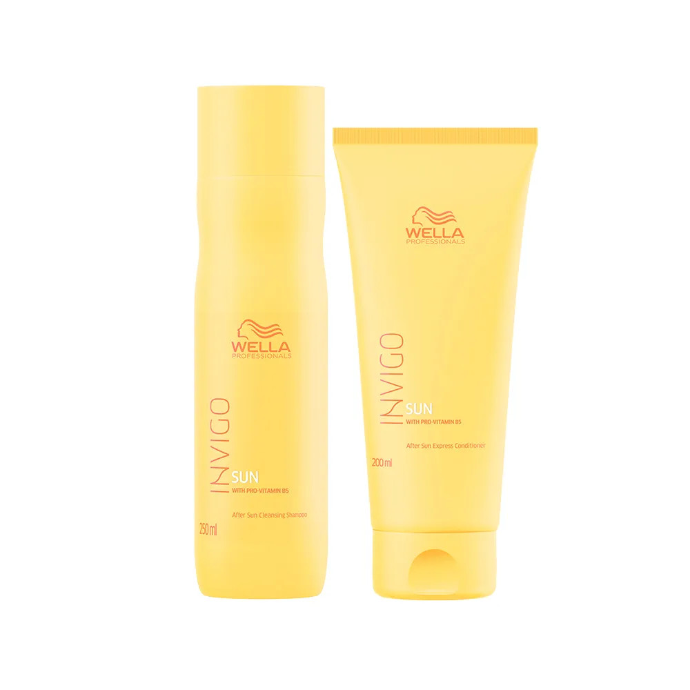 Kit Wella Professional Invigo Sun - Shampoo 250 ml + Condicionador 200 ml | Amobeleza (BR)