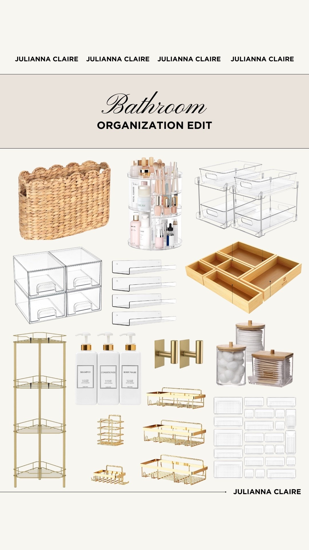 Bathroom organization essentials for 2026!

#LTKHome