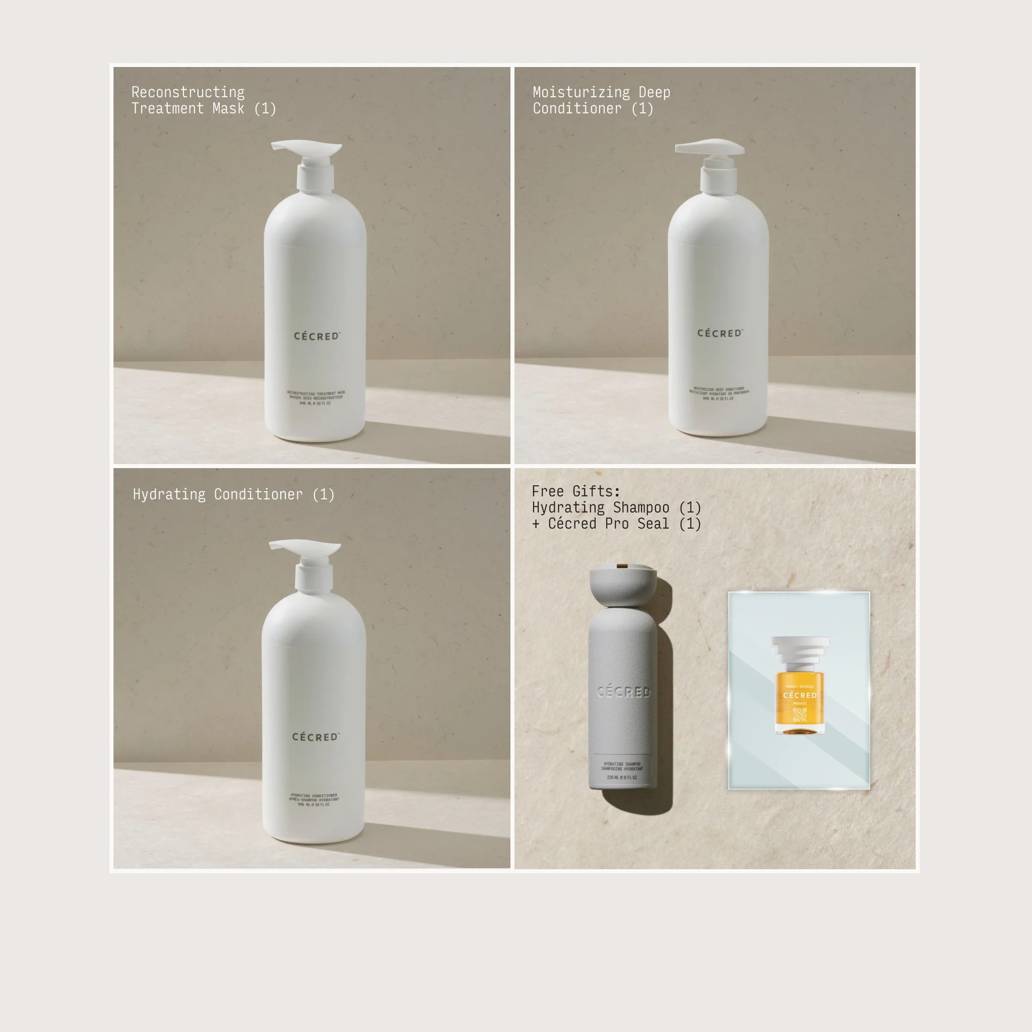 Hydration & Repair Treatment Pro Bundle | Cecred