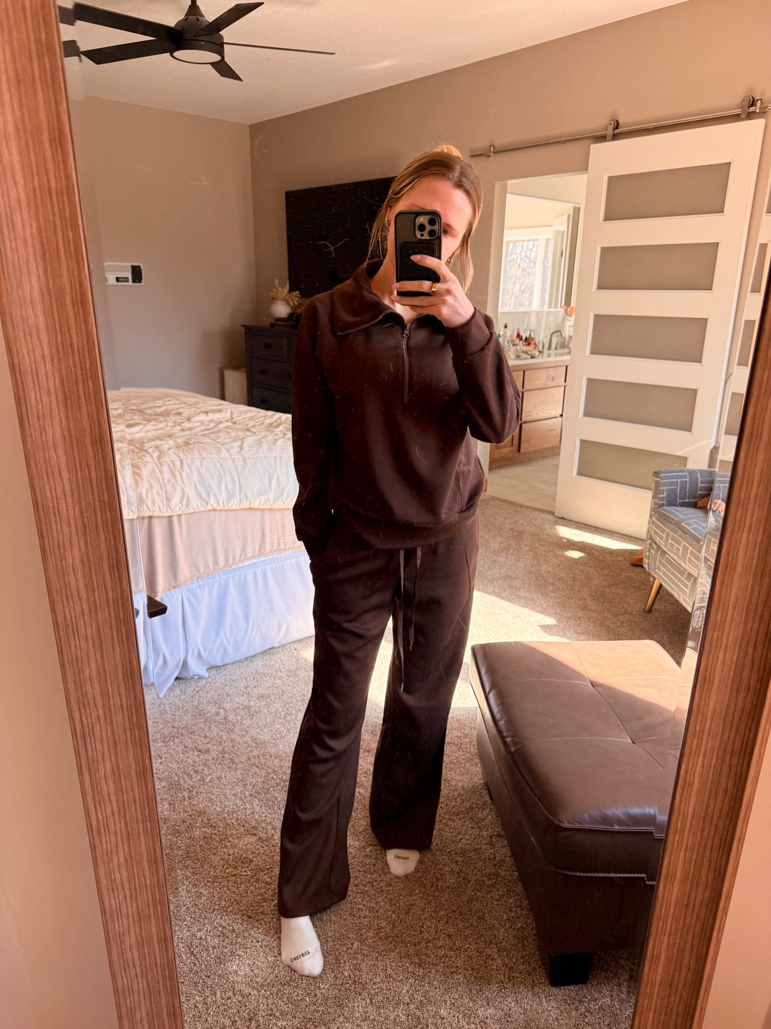 New obsession! So comfy and dog hair literally falls off of the material  

#LTKdayinmylife #LTKootd #LTKActive