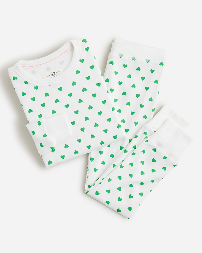 Girls' long-sleeve printed sleep set | J. Crew US