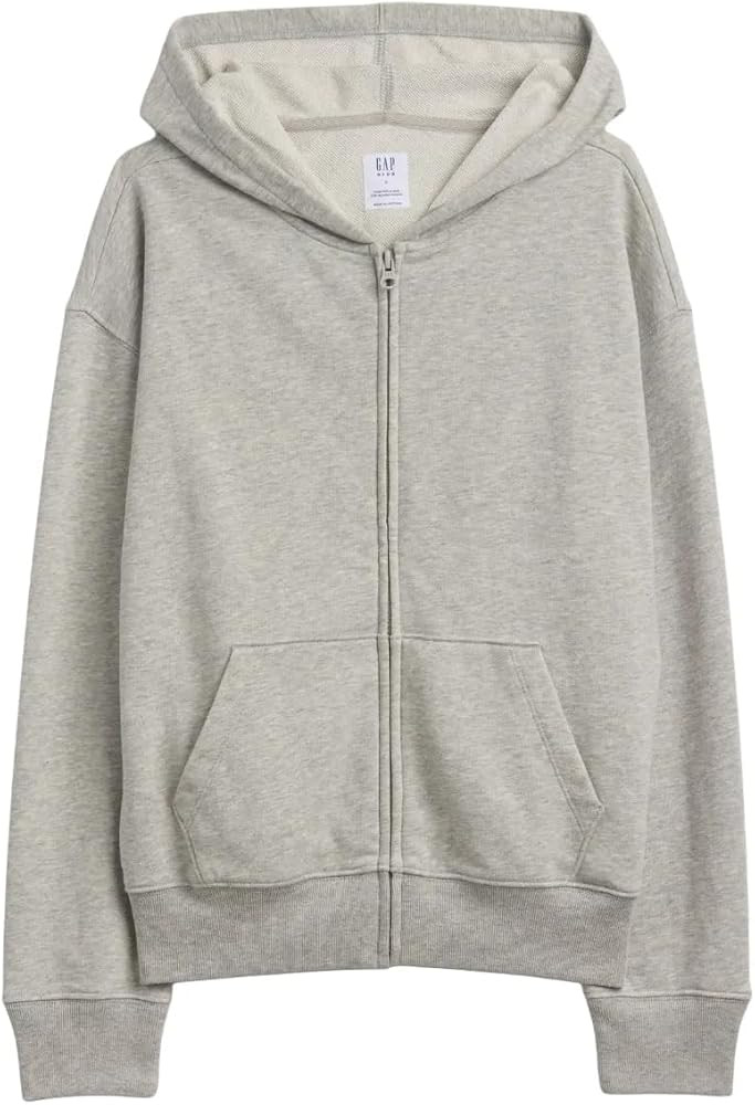 GAP Boys' French Terry Full Zip Hoodie | Amazon (US)