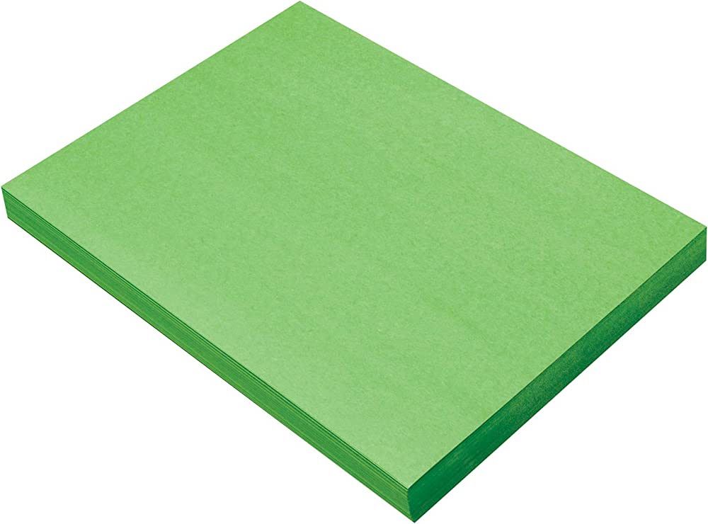 Prang (Formerly SunWorks) Construction Paper, Bright Green, 9" x 12", 100 Sheets | Amazon (US)