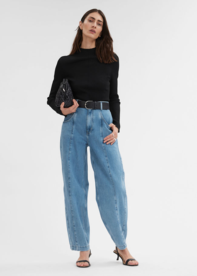 High-Waist Barrel-Leg Jeans | & Other Stories (EU + UK)