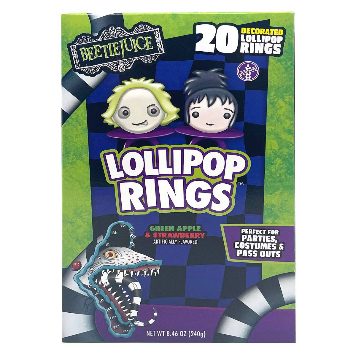 Beetlejuice Lollipop Rings Box - 8.46oz/20ct | Target