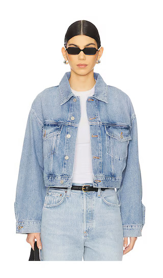 AGOLDE Palmer Jacket in Blue. - size M | Revolve Clothing (Global)