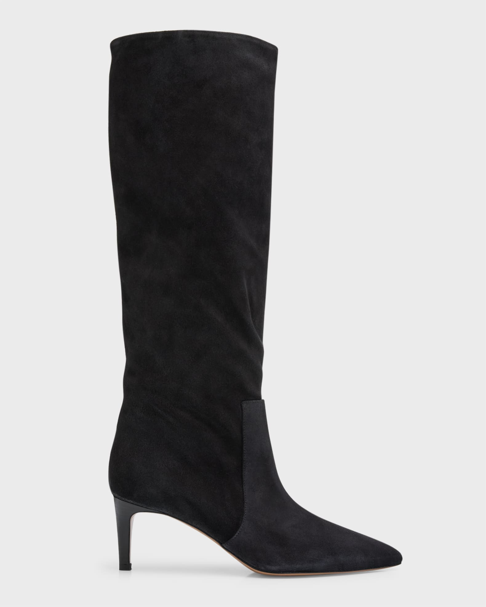 Suede Stiletto Tall Boots | Neiman Marcus