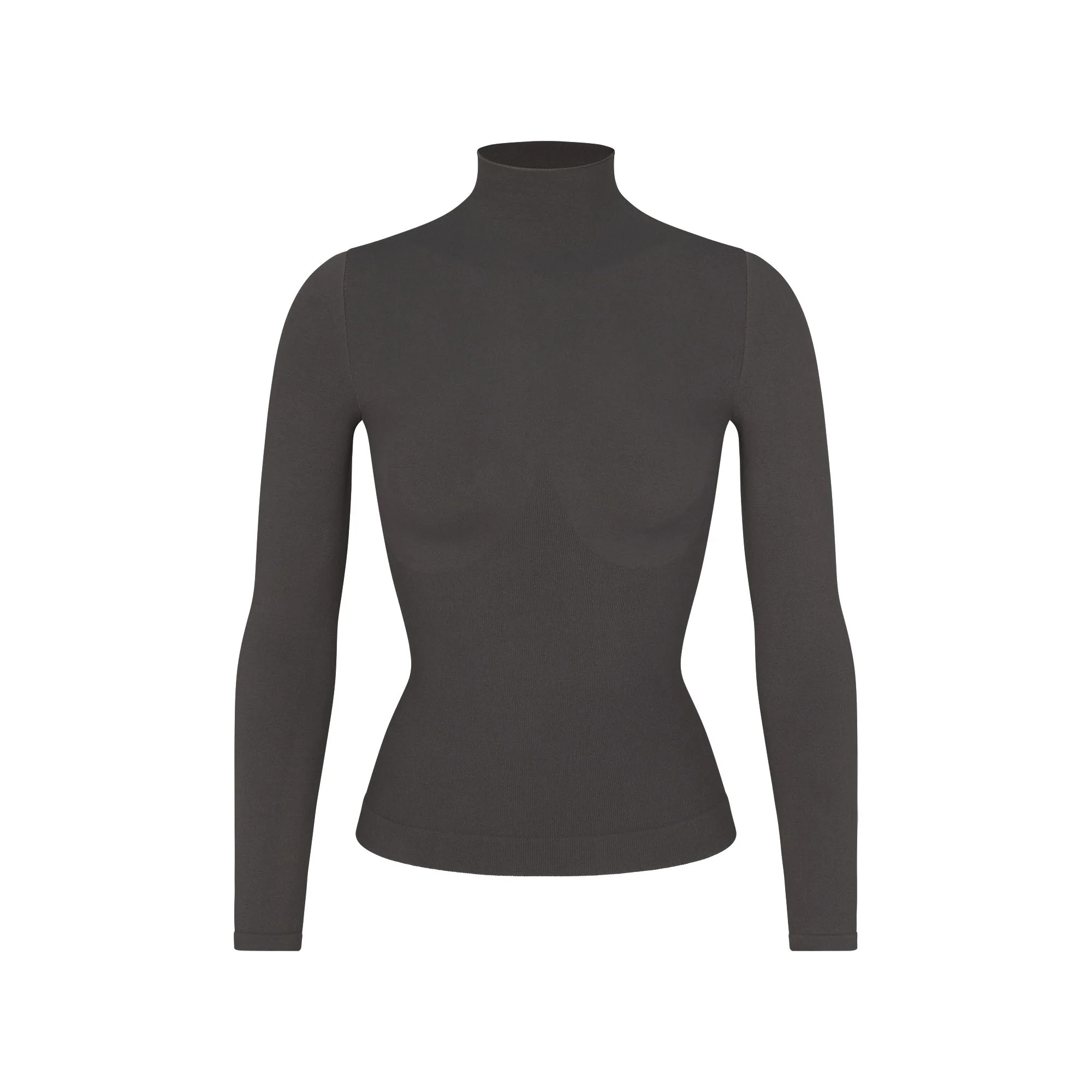 RECYCLED NYLON LONG SLEEVE MOCK NECK TOP | SKIMS (US)
