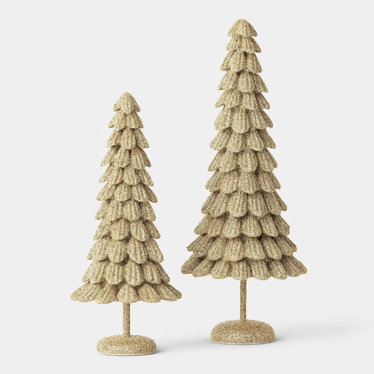 Gold Glitter Christmas Tree Full Large - Threshold\u2122 | Target