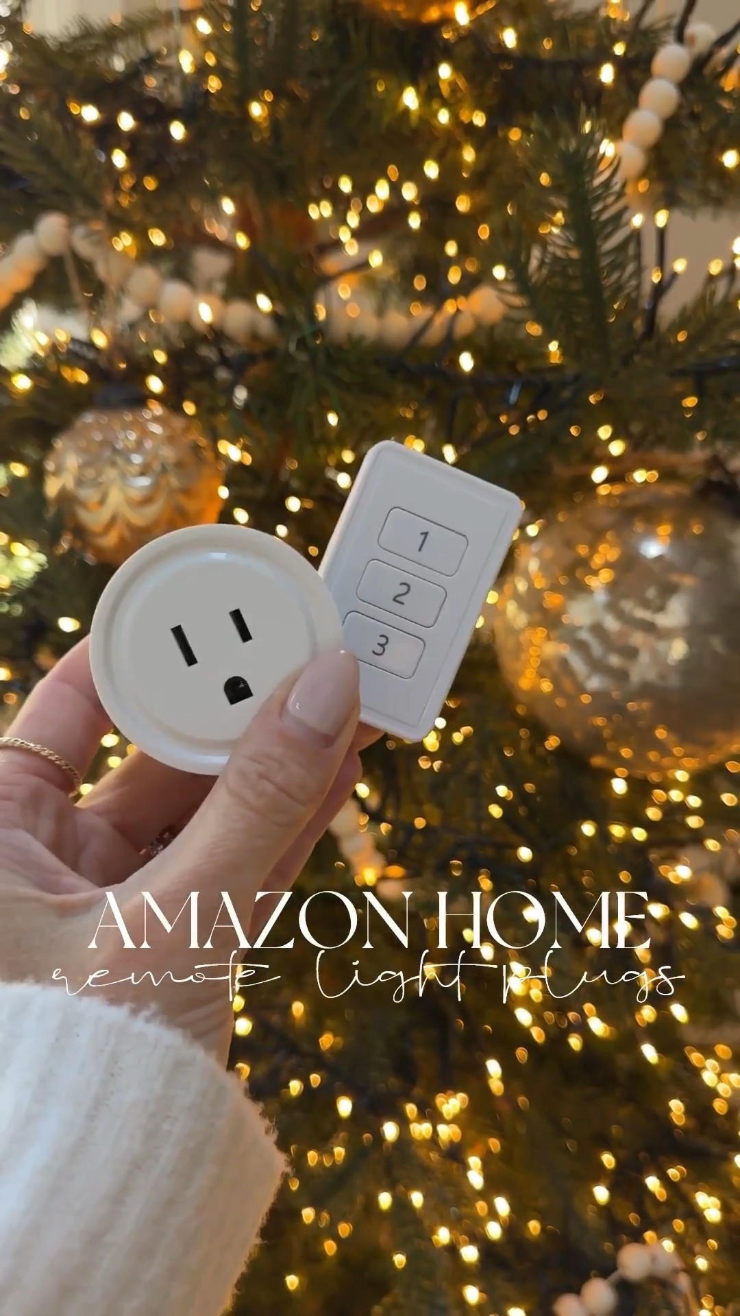 The best hack for adding an extra light “control panel” without hardwiring! Comes with 3 outlets pre programmed numbered to 1-3. This is a must have so you don’t have to manually turn on or plug in your Christmas decor! 

#LTKHome #LTKHoliday
