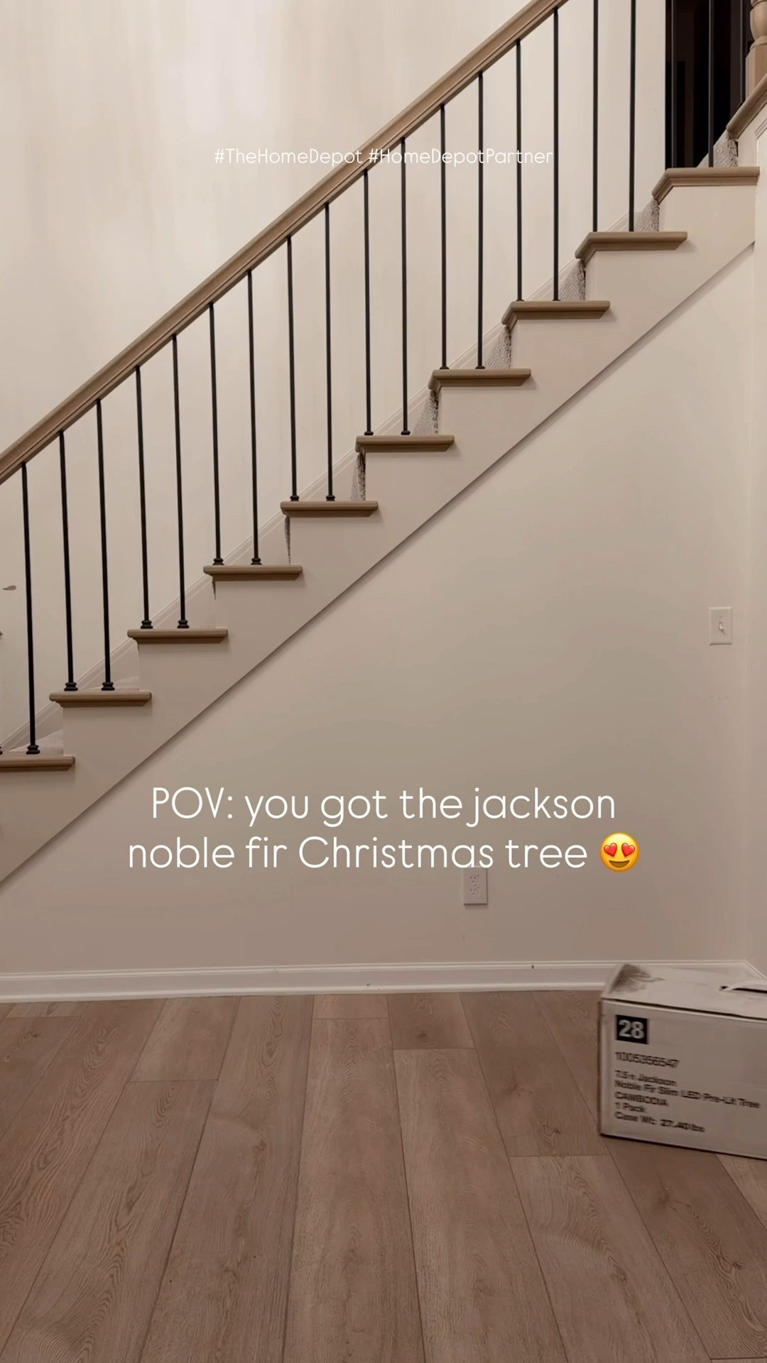 Black Friday ihappening NOW at @homedepot 😍 #HomeDepotPartner I got the  Jackson noble first Christmas tree in the slim 7.5ft and I’m obsessed! It has realistic feel branches and has 9 pre-lit options. #TheHomeDepot

#LTKHoliday #LTKHome #LTKSeasonal