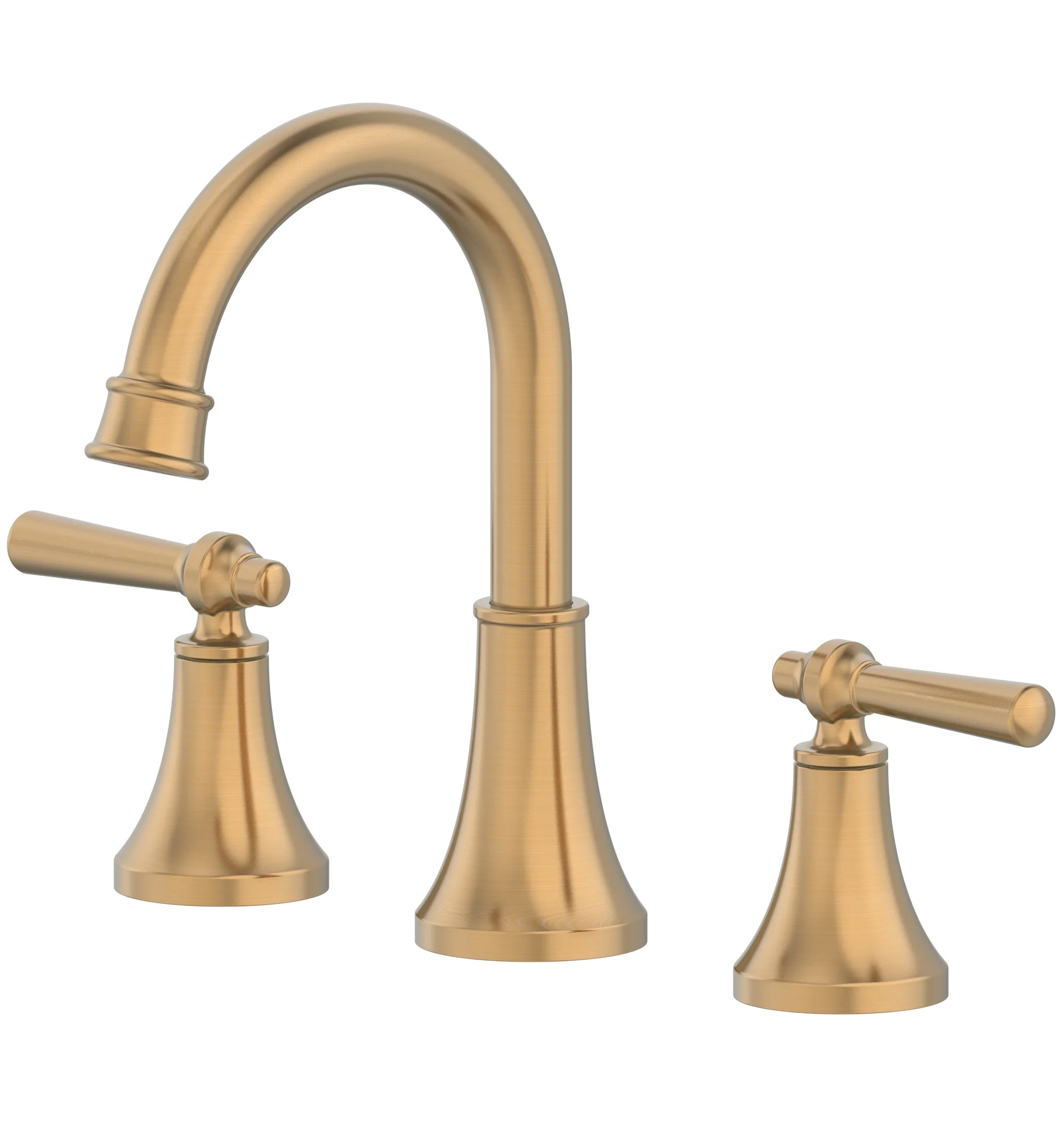 Better Homes & Gardens Modern Heirloom 8" Widespread Bathroom Faucet in Heritage Gold - Walmart.c... | Walmart (US)