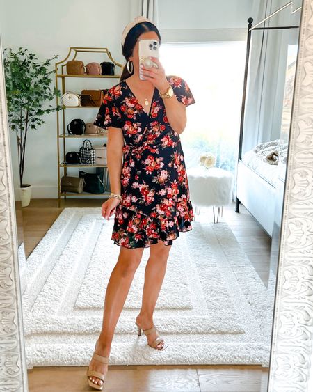 This wrap
Dress is on sale for just $15!! Sized up one for length but it runs tts 
