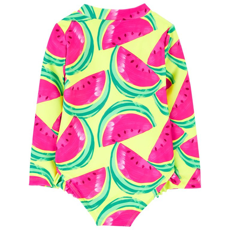 Carter's Child of Mine Toddler Girl Rashguard Swimsuit, One-Piece, Sizes 12M-5T | Walmart (US)
