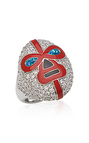 18K Yellow Gold The Wrestlers The Destroyer Ring