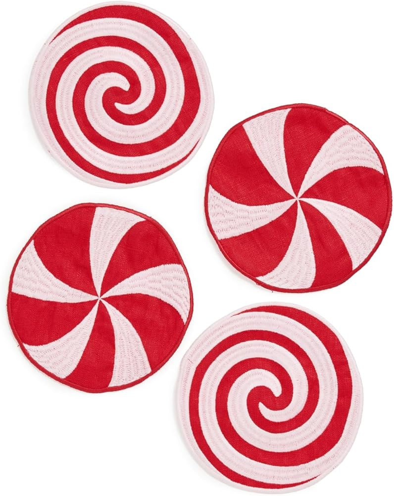 Piecework Puzzles Women's Peppermint Napkins | Amazon (US)