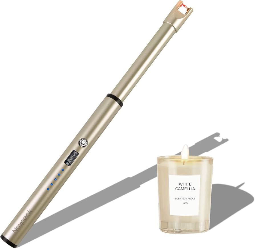 Navpeak Candle Lighter Long Neck Windproof Electric Arc Lighter for Gas Stove Fireplace BBQ Kitch... | Amazon (US)