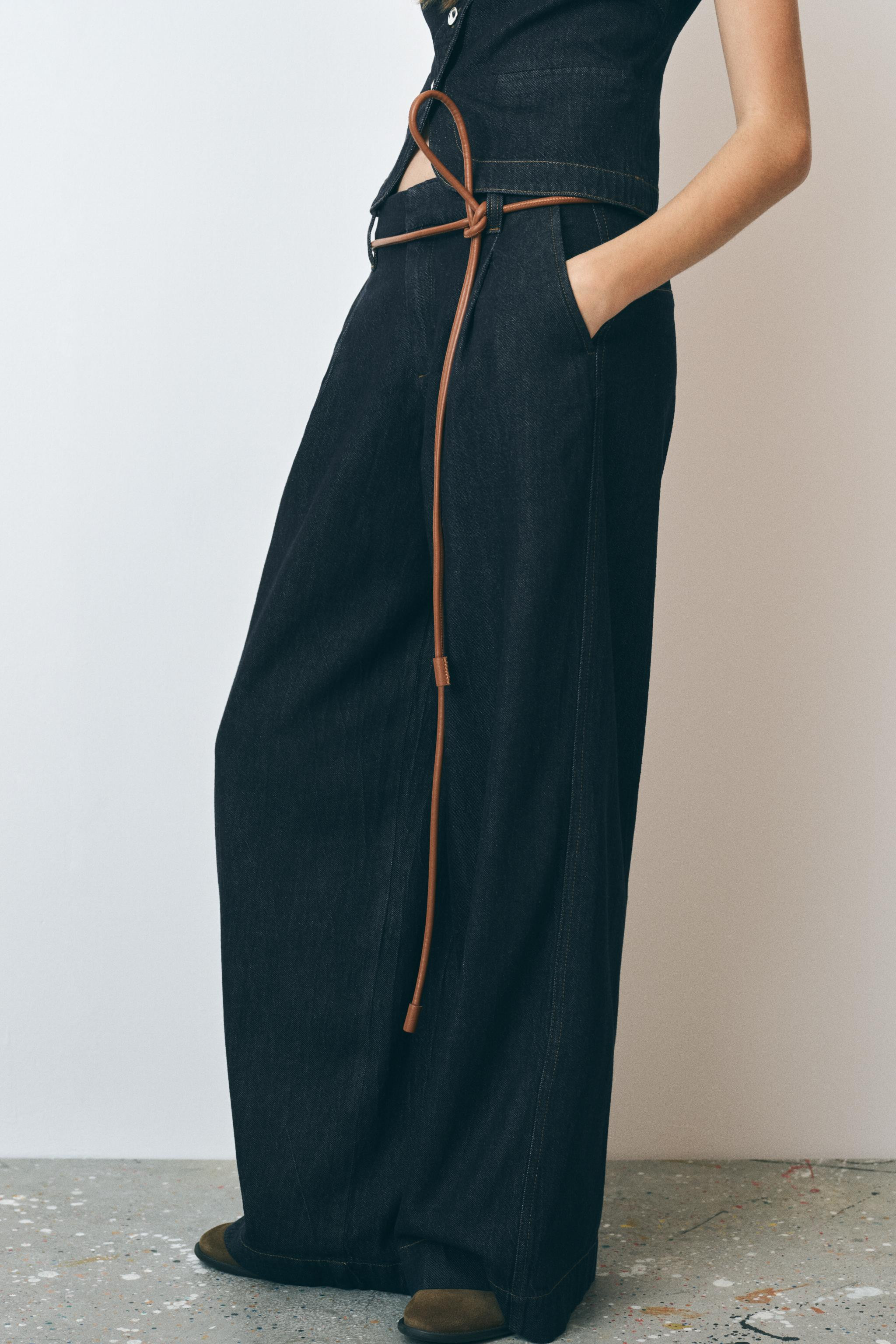 MID WAIST DARTED Z1975 WIDE LEG JEANS | Zara US