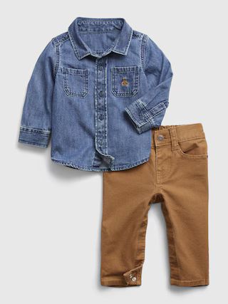 Baby Denim Shirt Outfit Set | Gap (US)