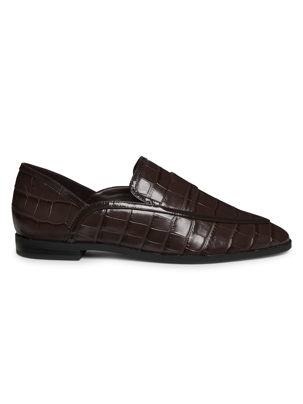 Women's Maurice Leather Loafers - Dark Brown - Size 9.5 | Saks Fifth Avenue