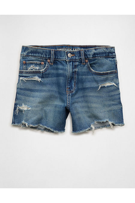 AE Stretch Low-Rise Ex-Boyfriend Short Women's Retro Night Out 000 | American Eagle Outfitters (US & CA)