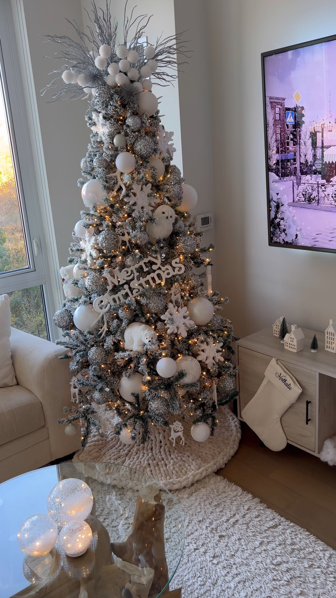 White Christmas Tree Decor 

#LTKSeasonal #LTKHoliday #LTKhome