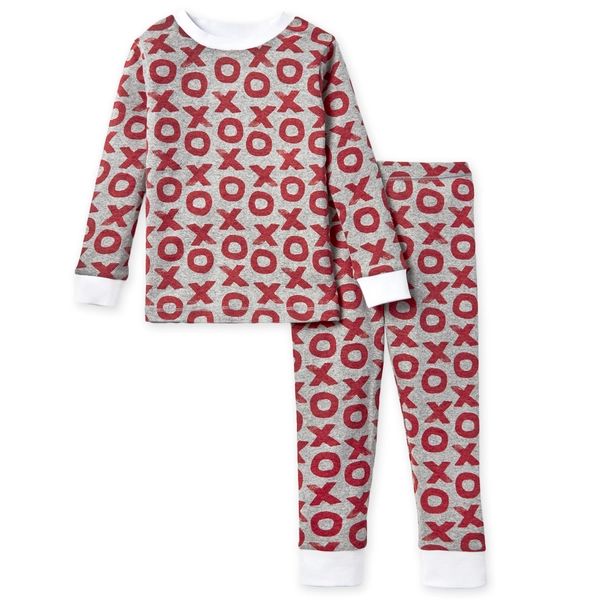 X's and O's Organic Cotton Pajamas - 2 Toddler | Burts Bees Baby