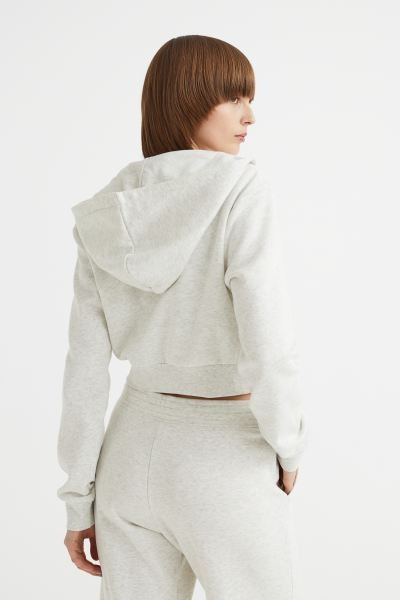 Short Hooded Sweatshirt Jacket | H&M (US + CA)
