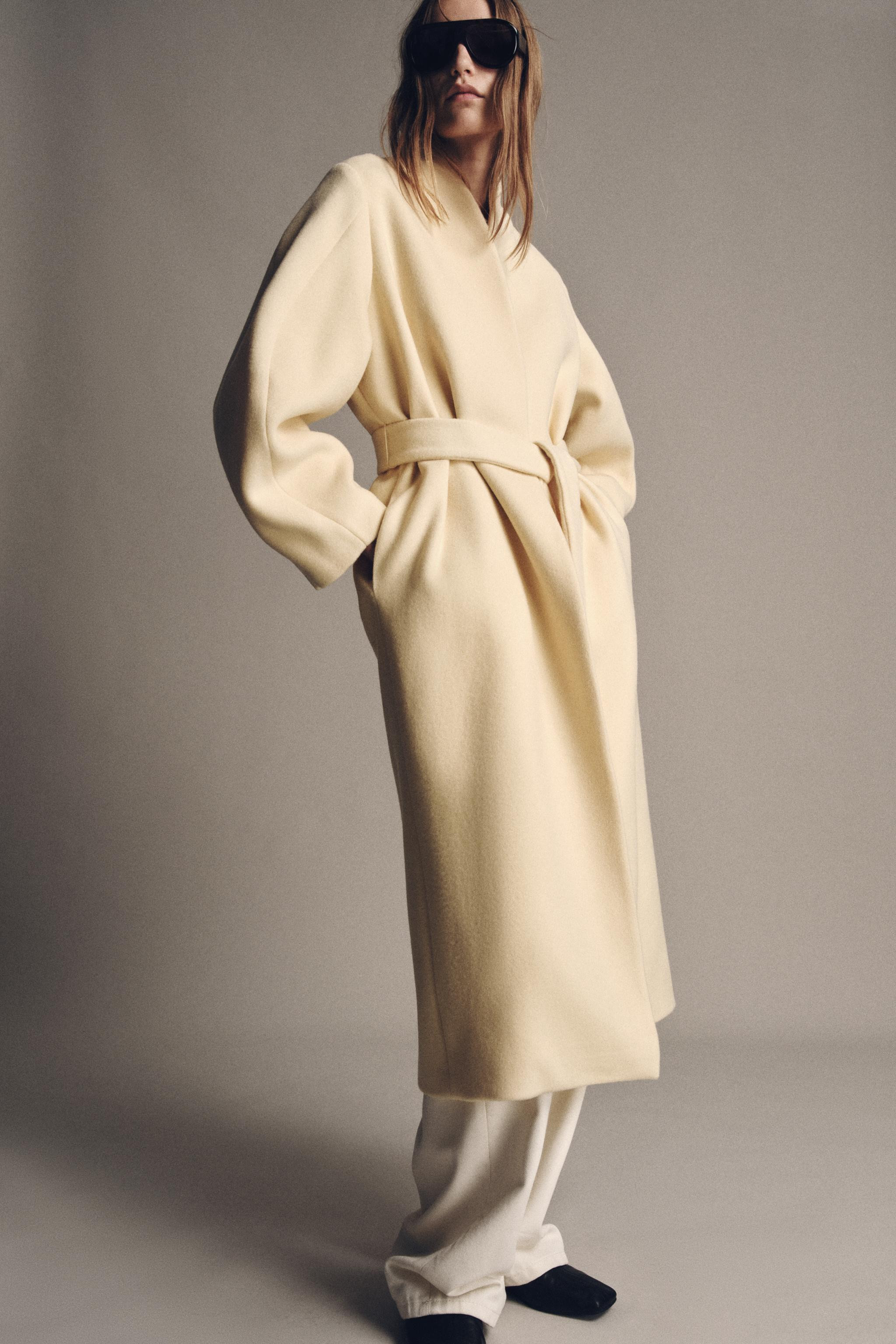 OVERSIZE-MANTEL AUS WOLLMISCHGEWEBE ZW COLLECTION | Zara DE