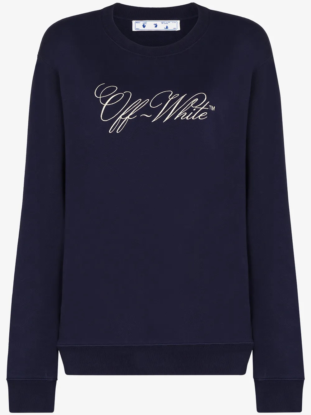 logo-embroidered cotton sweatshirt | Farfetch (US)