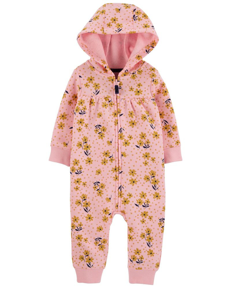 Floral Zip-Up Fleece Jumpsuit | Carter's