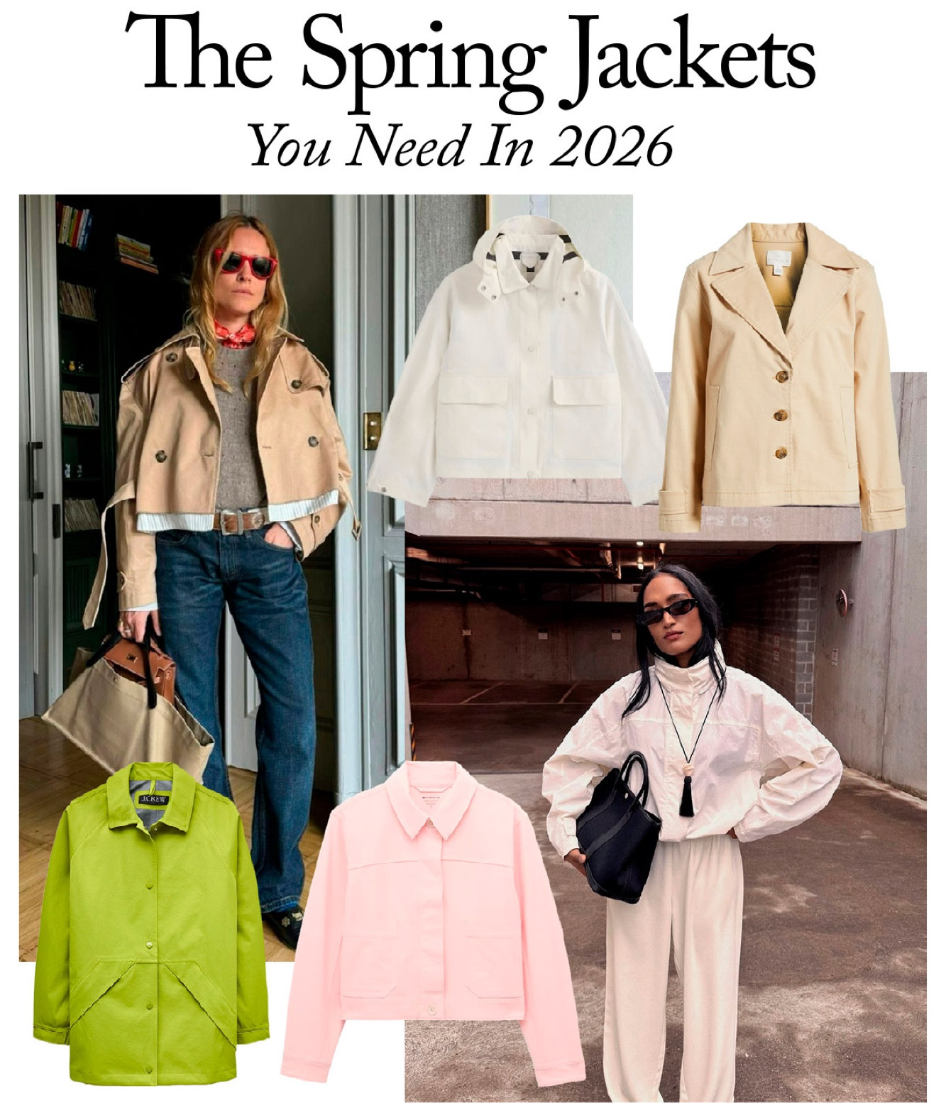 It’s time to trade in your winter coat for spring. 