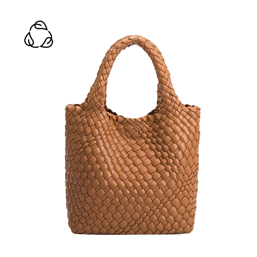 Eloise Saddle Recycled Vegan Tote Bag | Melie Bianco